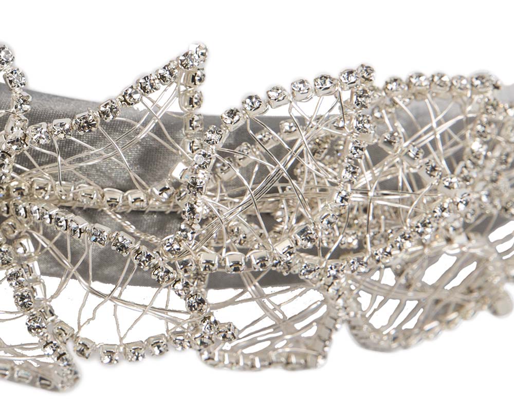 Fashion silver fascinator headband by Fillies Collection-2