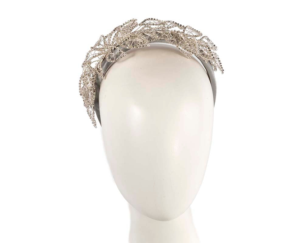 Fashion silver fascinator headband by Fillies Collection-0