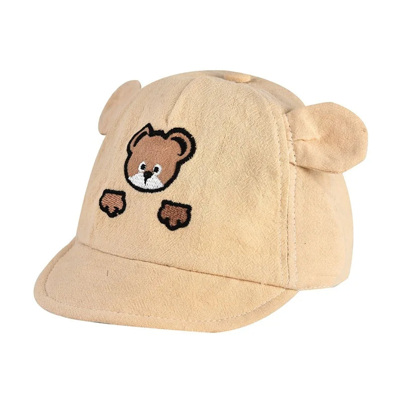 Summer cap with fun animals for children multivariant-12