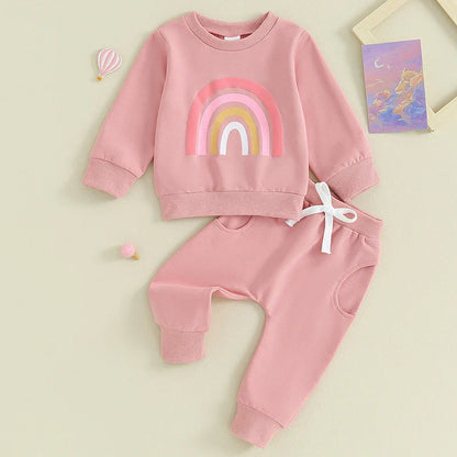 Pants and Sweatshirt Set with Rainbow Multivariant-1