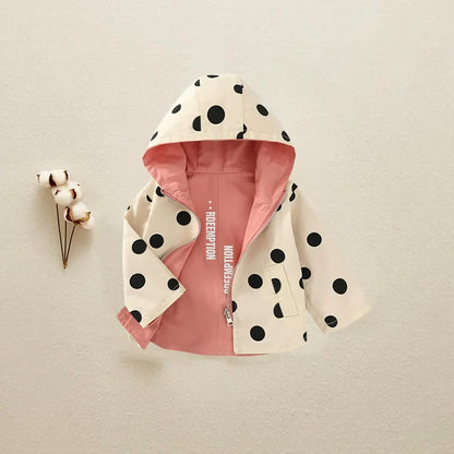 Double Sided Trench Coat with Hoodie for Children Multivariant-3