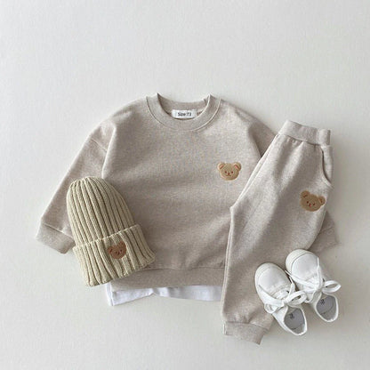 Pants and Sweatshirt Set with Bear Multivariant-2