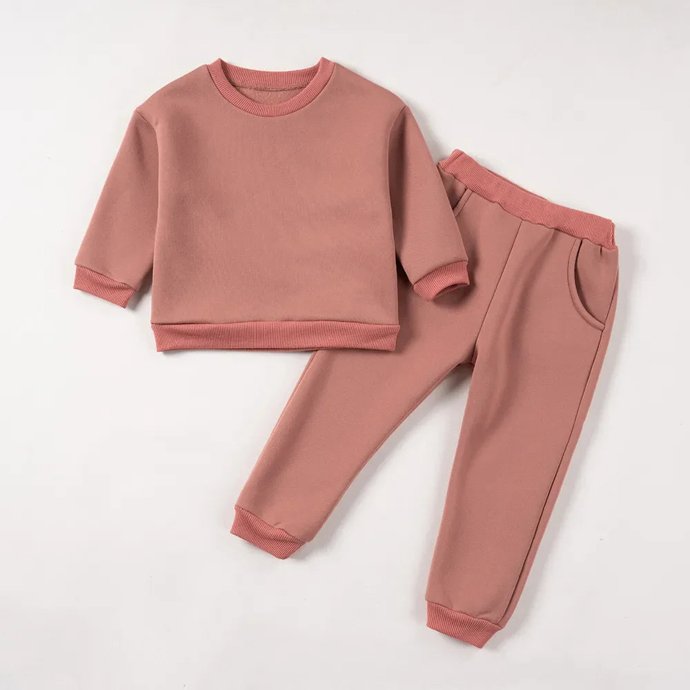 Pants and Sweatshirt Set in Cotton Multivariant-11