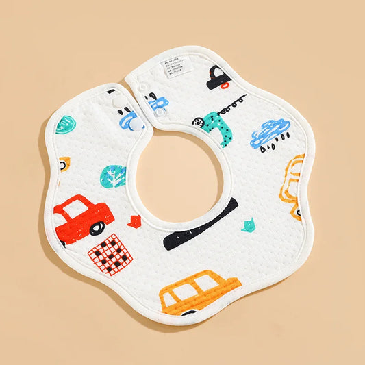 Cotton Waterproof Bib for newborns, multivariant-10