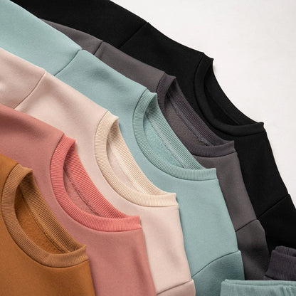 Pants and Sweatshirt Set in Cotton Multivariant-1