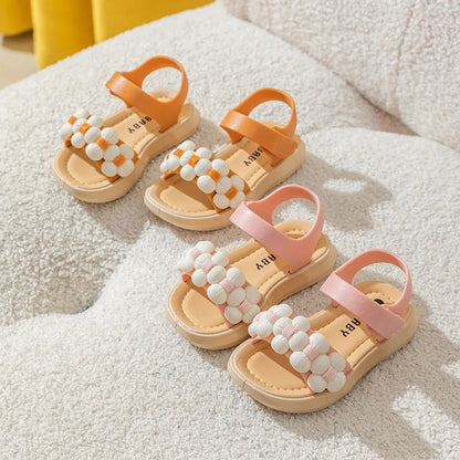 Anti-Slip "Flowers" Sandals for Girls Multivariant-2