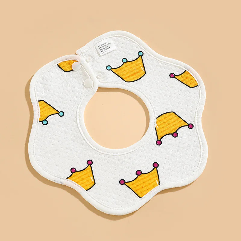 Cotton Waterproof Bib for newborns, multivariant-7