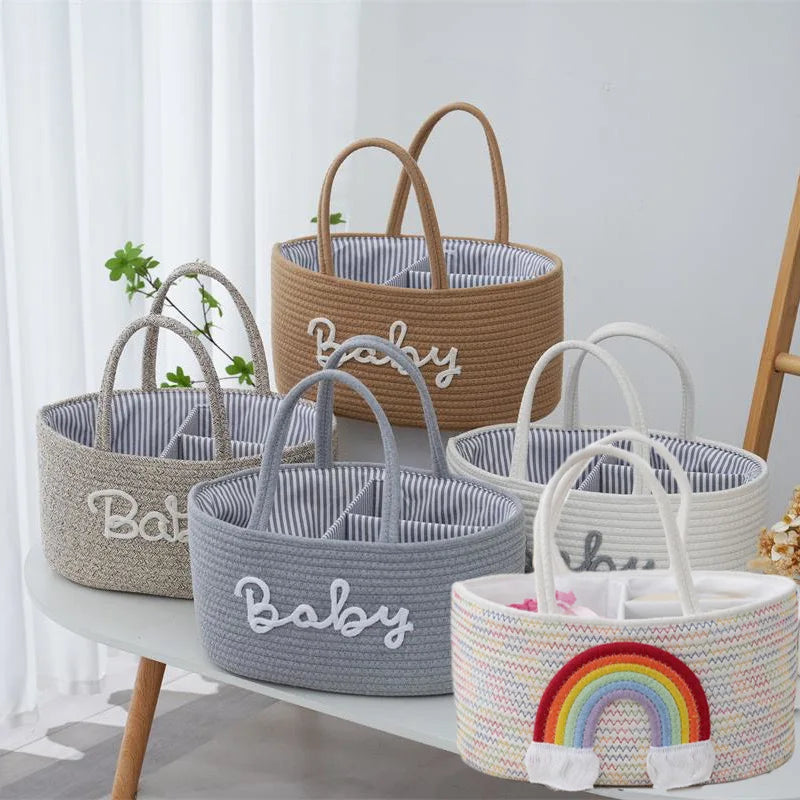 Cotton Rope Diaper Bag multivariant-0