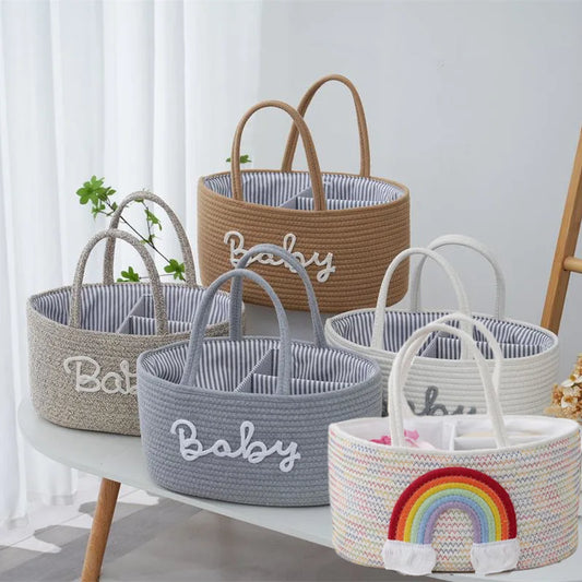 Cotton Rope Diaper Bag multivariant-0