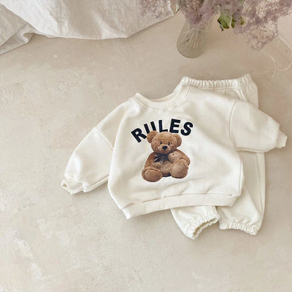 Pants and Sweatshirt Set "Bear Rules"-2