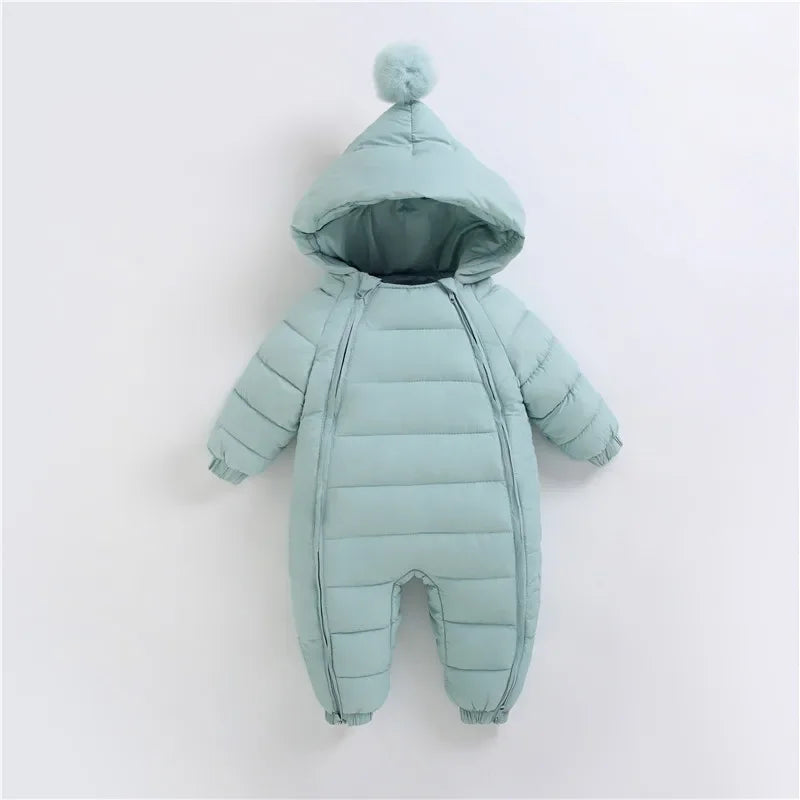 Full-body waterproof thermal suit with hood and double multicolor zip-6