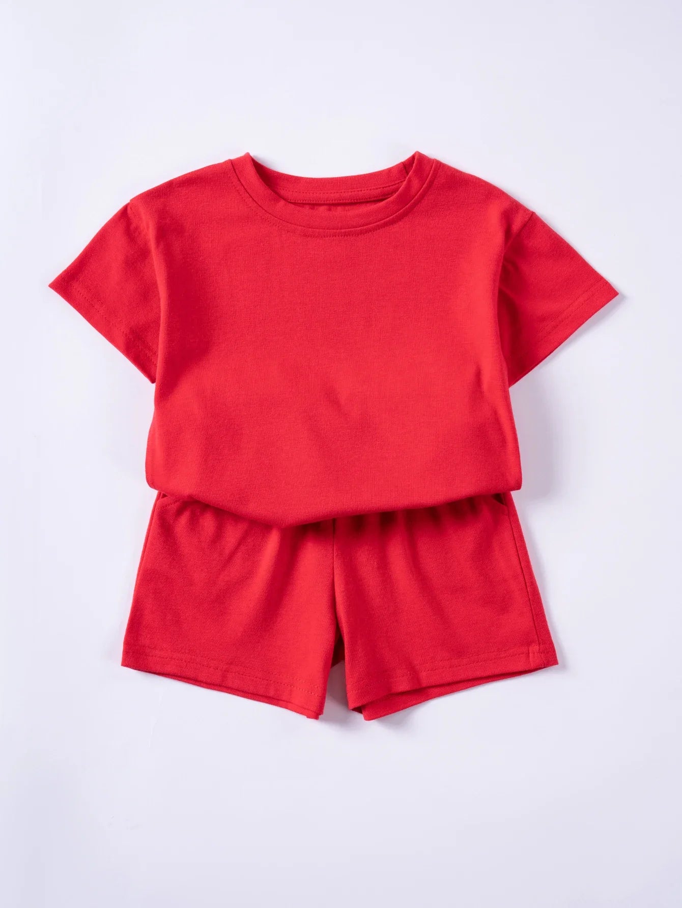 2-piece T-shirt and shorts tracksuit set for children Multivariant-12