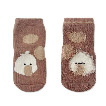 Set of 5 Non-Slip Socks for Children-1