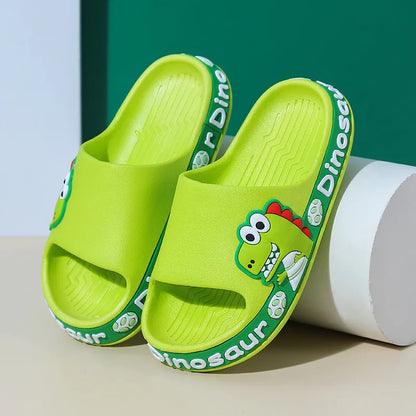 Non-slip Rubber Slippers Dinosaur for Children Multi-variant-7