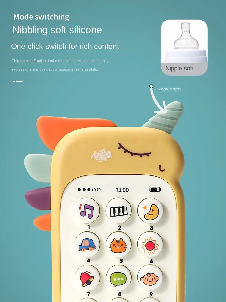 Baby Phone Toy with teether multivariant-3