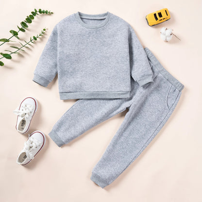 Pants and Sweatshirt Set in Cotton Multivariant-8