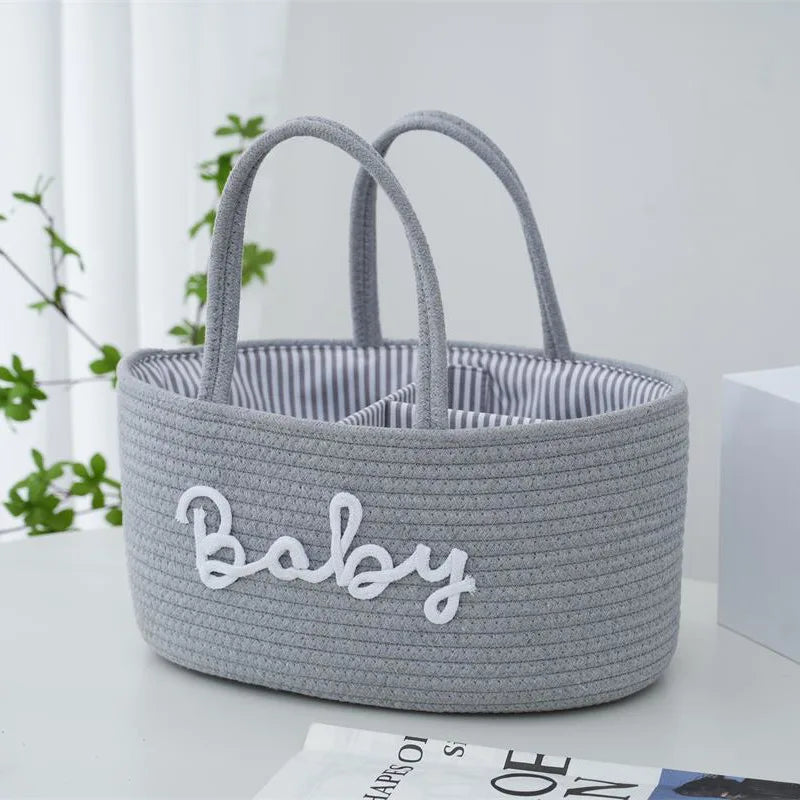 Cotton Rope Diaper Bag multivariant-3