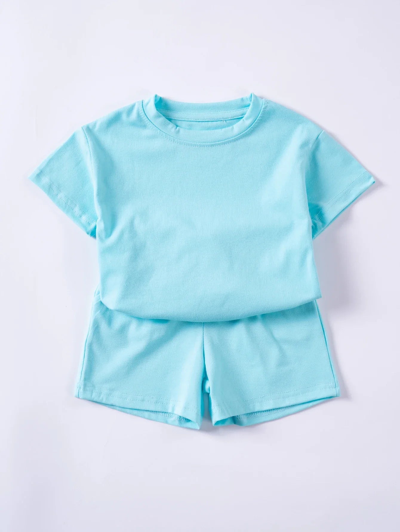 2-piece T-shirt and shorts tracksuit set for children Multivariant-14