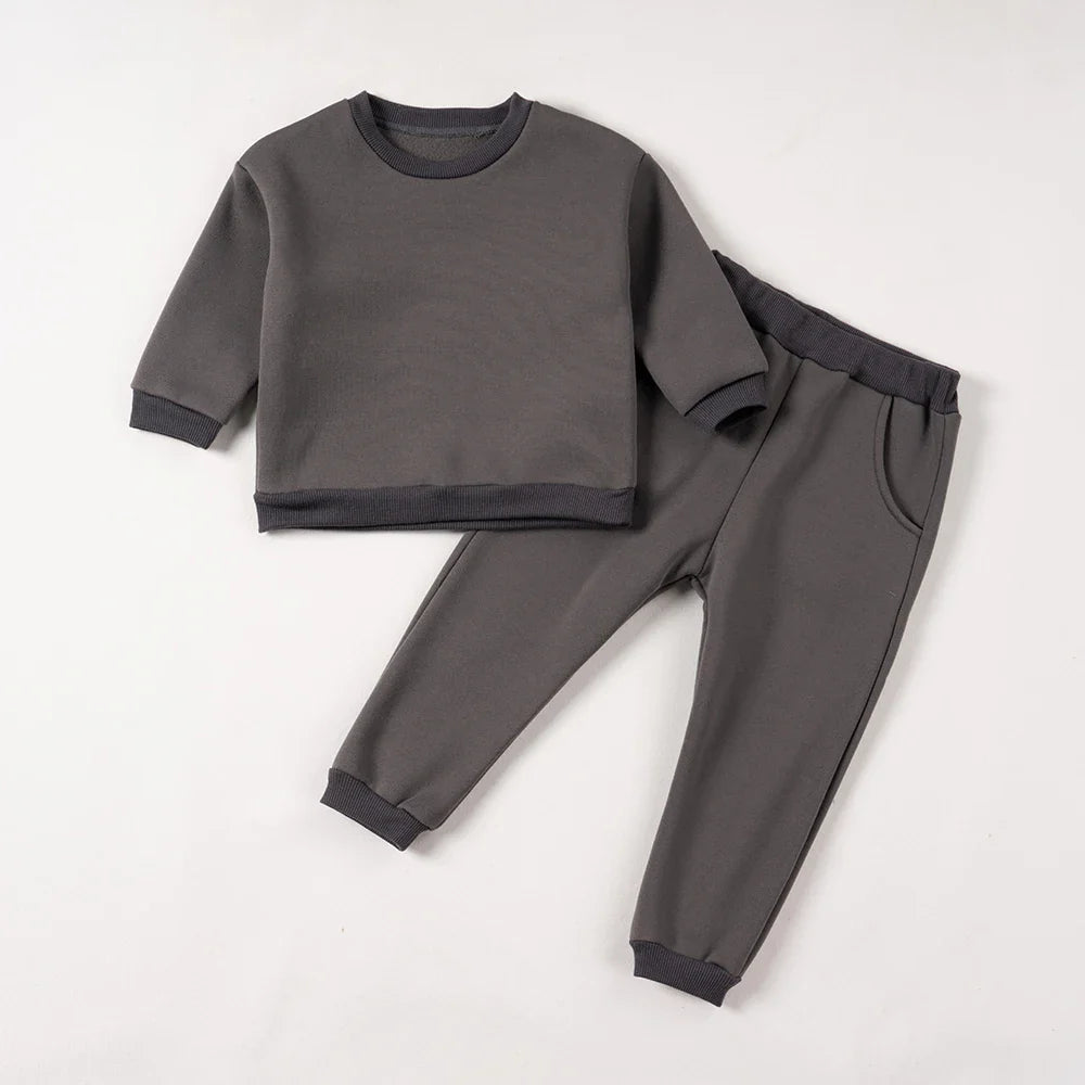 Pants and Sweatshirt Set in Cotton Multivariant-7