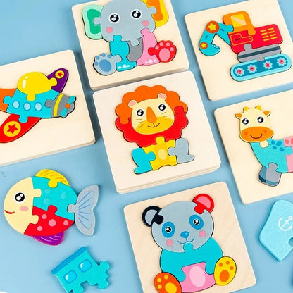 Wooden Toy Tangram for Children Multivariant-2