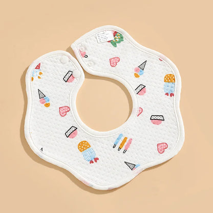 Cotton Waterproof Bib for newborns, multivariant-12