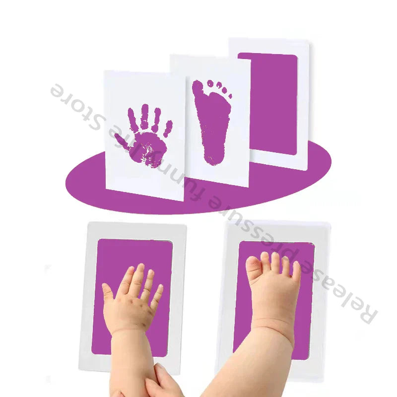 DIY Kit for Souvenir Feet/Handprints on white background Multivariant-11