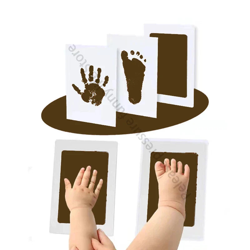 DIY Kit for Souvenir Feet/Handprints on white background Multivariant-8
