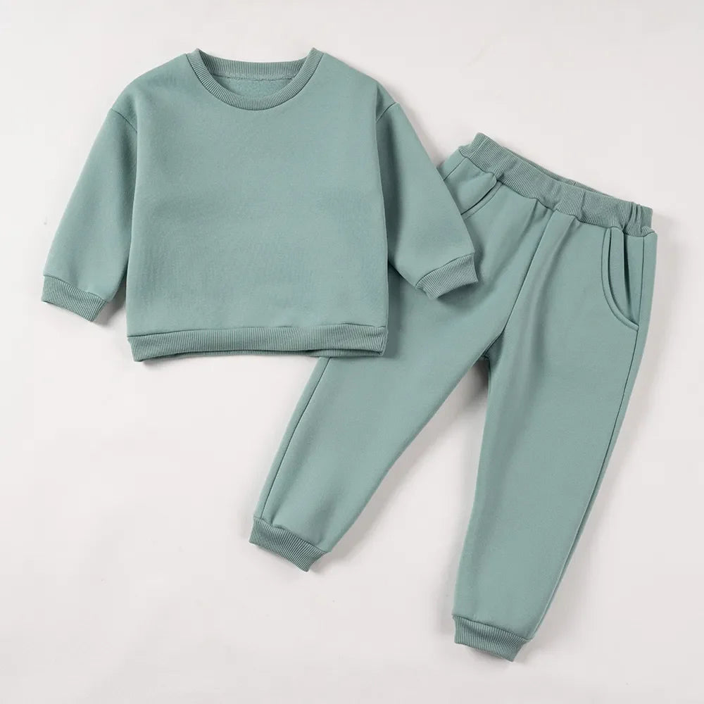 Pants and Sweatshirt Set in Cotton Multivariant-9