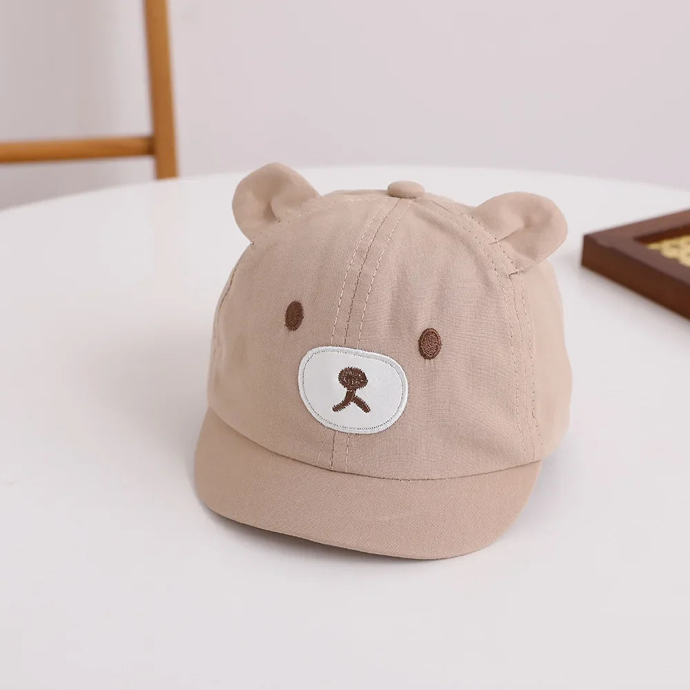 Summer cap with fun animals for children multivariant-11