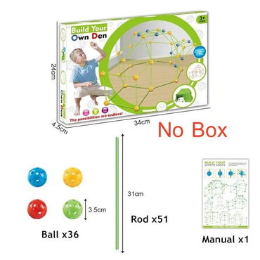 Creative Fort Building Blocks Children's Indoor Tent-1