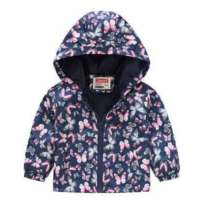 Windbreaker Jacket with Hood and Zip for Children Multivariant-15