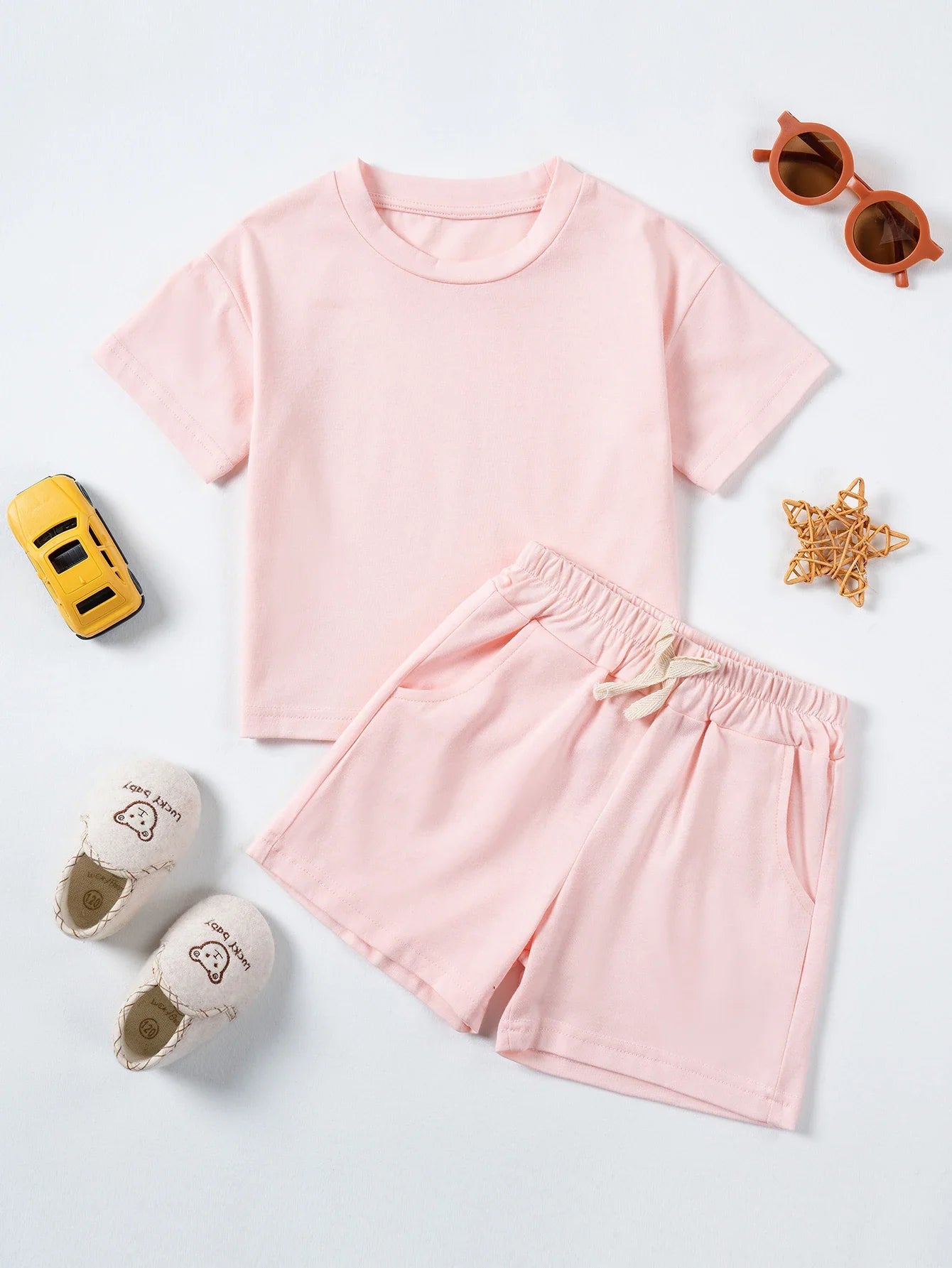 2-piece T-shirt and shorts tracksuit set for children Multivariant-7