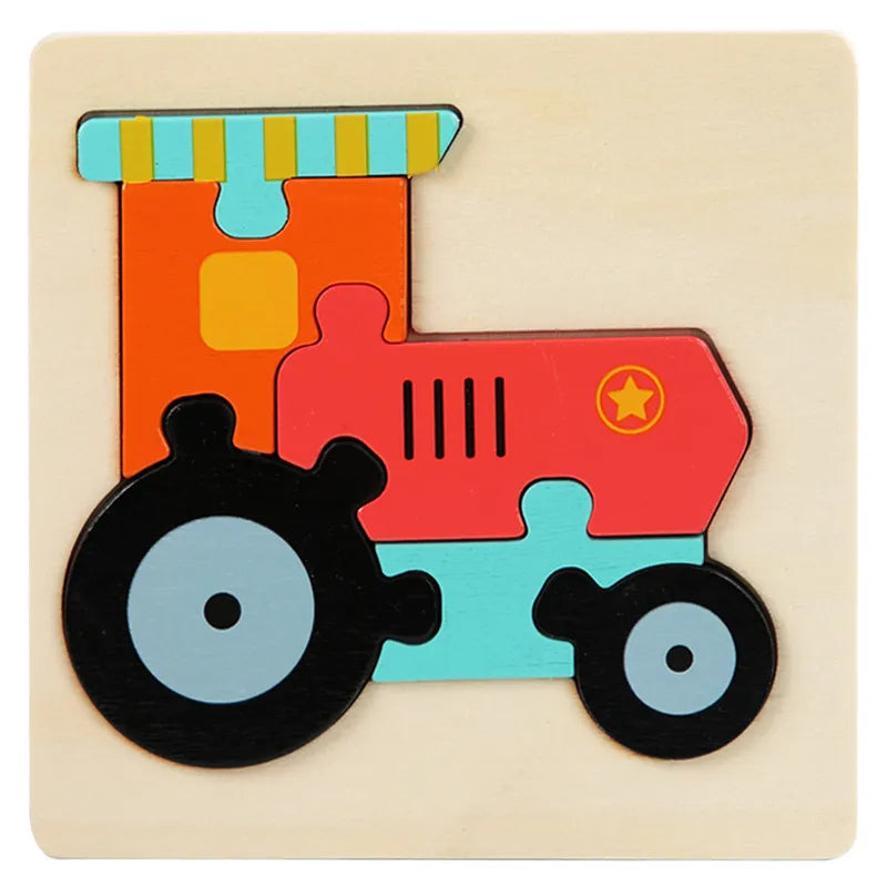 Wooden Toy Tangram for Children Multivariant-9