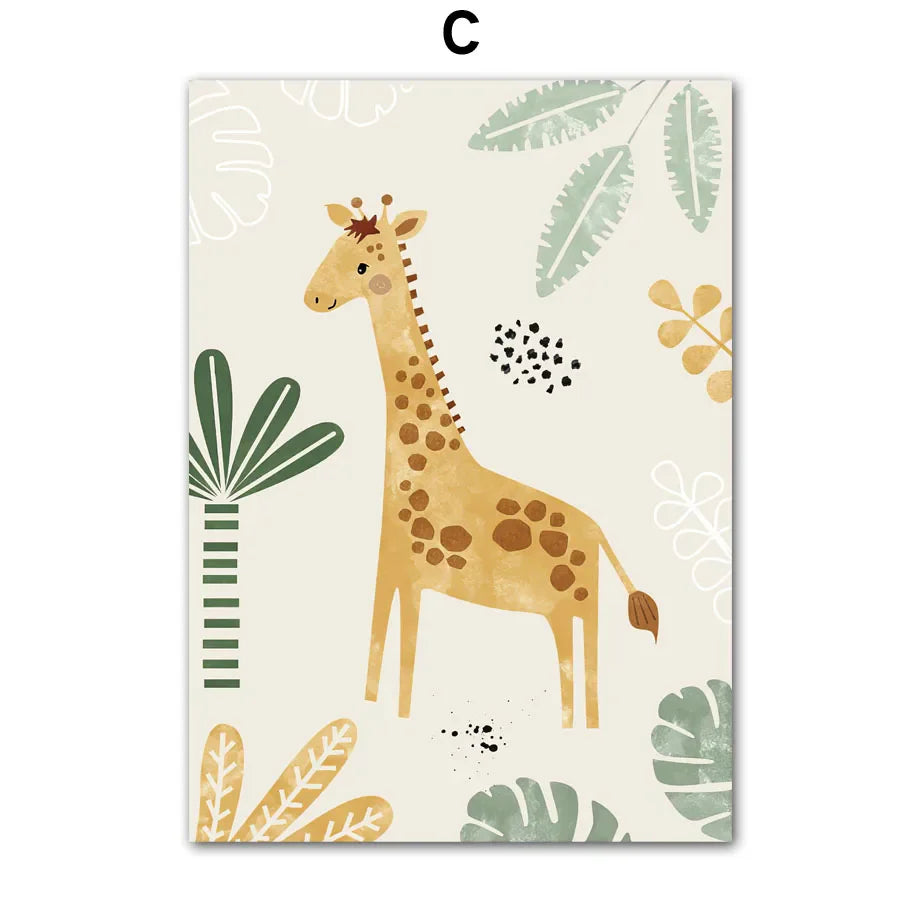 Decorative Picture "Jungle Animals" Multivariant-7