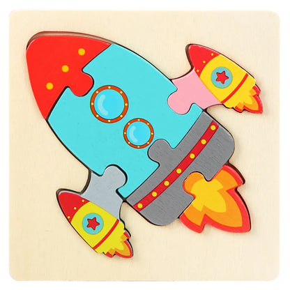 Wooden Toy Tangram for Children Multivariant-8