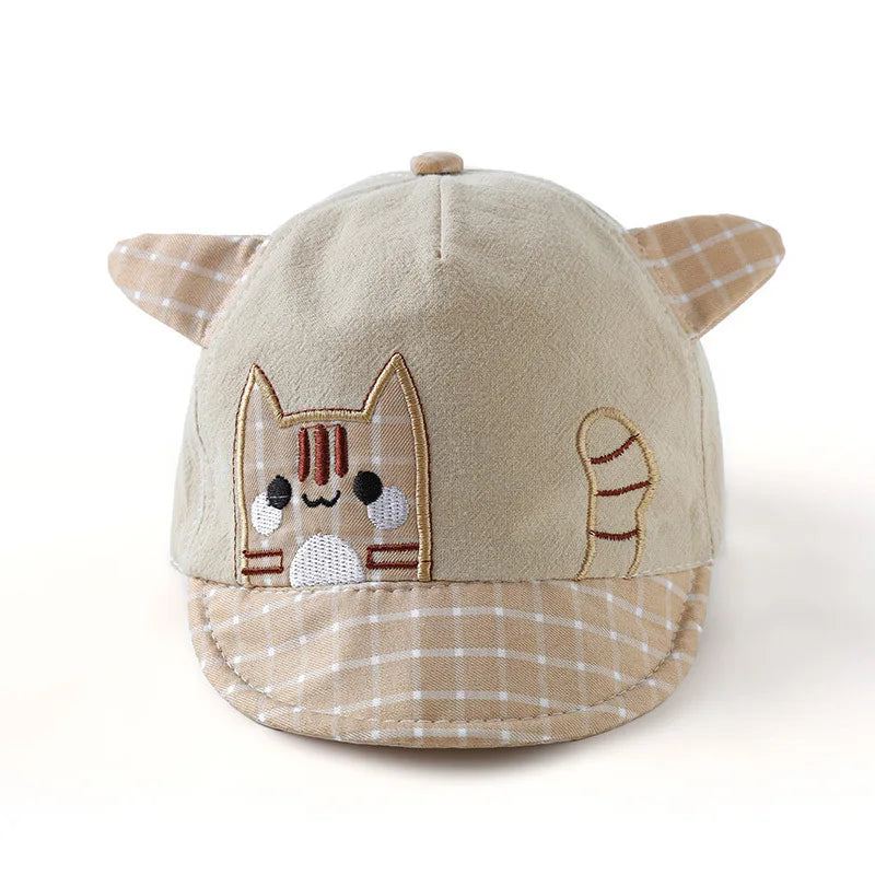 Summer cap with fun animals for children multivariant-14