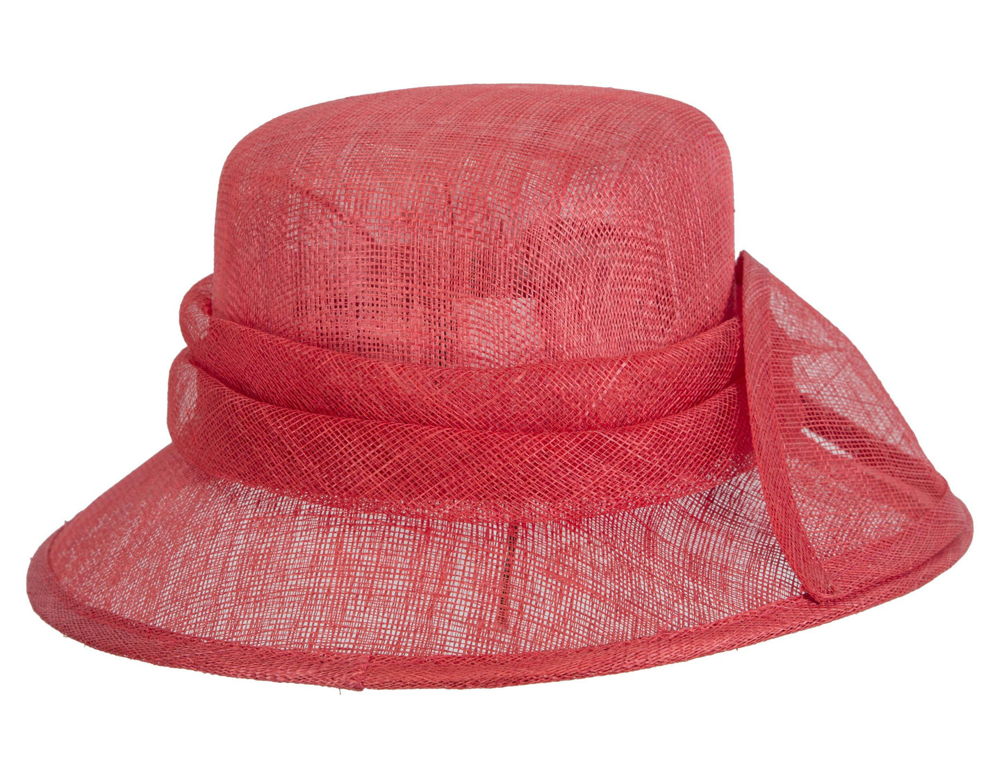 Red Ladies Fashion Bucket Hat for Ascot
