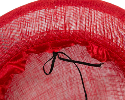 Red Ladies Fashion Bucket Hat for Ascot