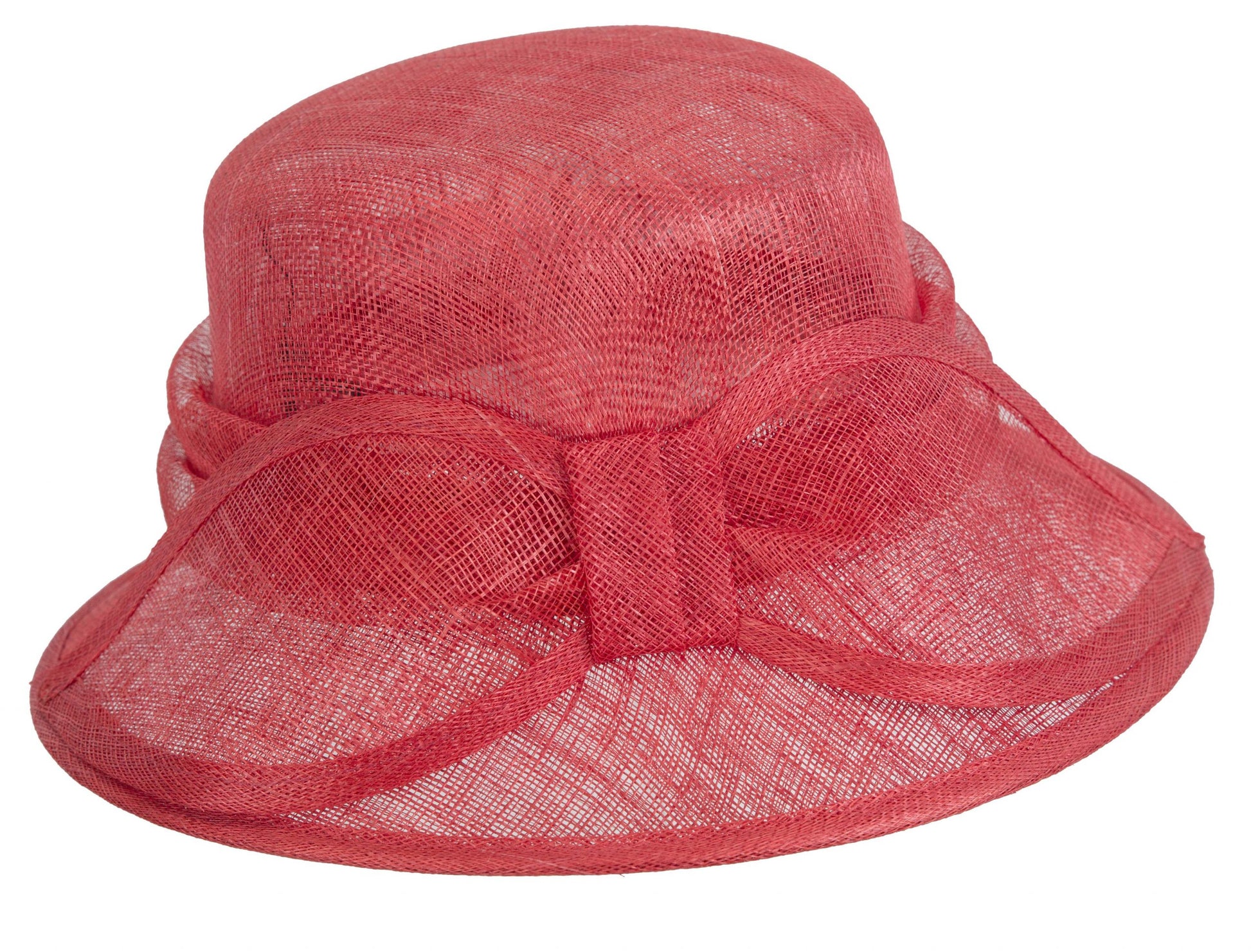 Red Ladies Fashion Bucket Hat for Ascot