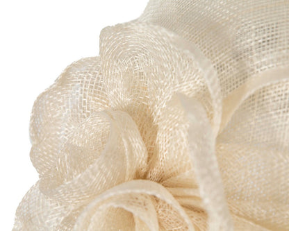 Cream Ladies Cloche Racing Hat by Max Alexander-3