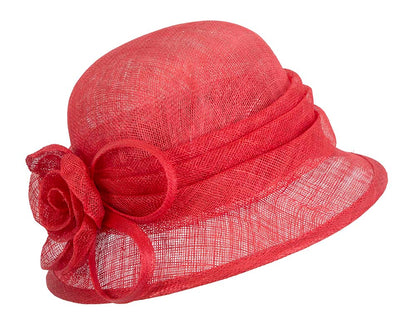 Red Ladies Cloche Racing Hat by Max Alexander-1