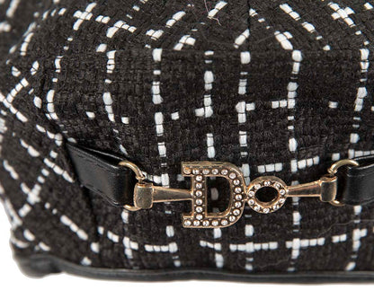 Black and White winter beret by Max Alexander