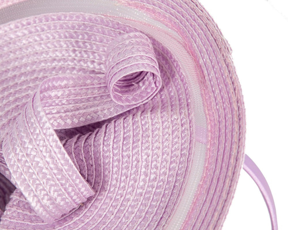Lilac fascinator-2
