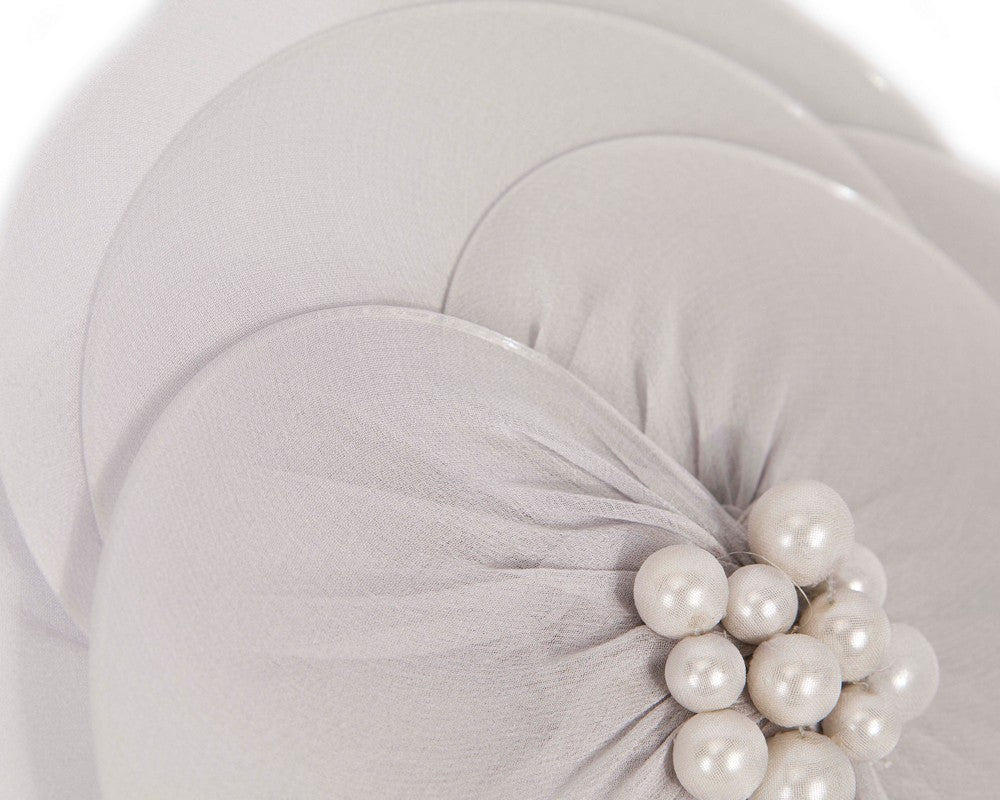 Large silver flower fascinator-2