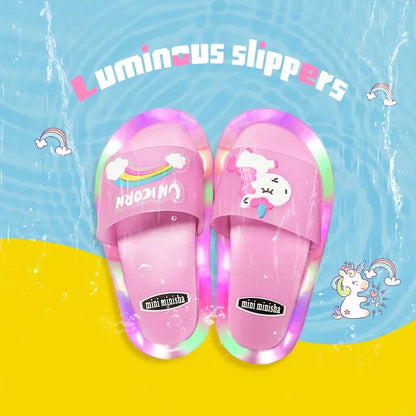 Unicorn Slippers with LED for children multivariant-2