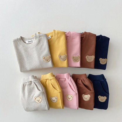 Pants and Sweatshirt Set with Bear Multivariant-3