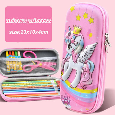 3D decorated EVA Pencil Box for children multivariant-10