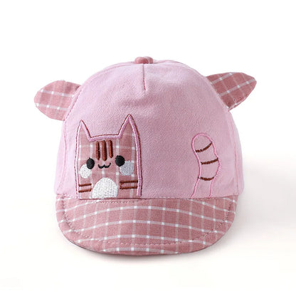 Summer cap with fun animals for children multivariant-25