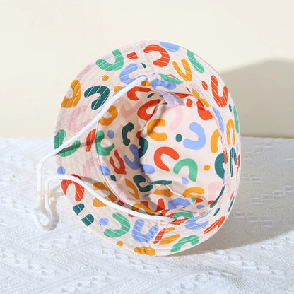 Embroidered Double Sided Baby Bucket Hat for Children-3