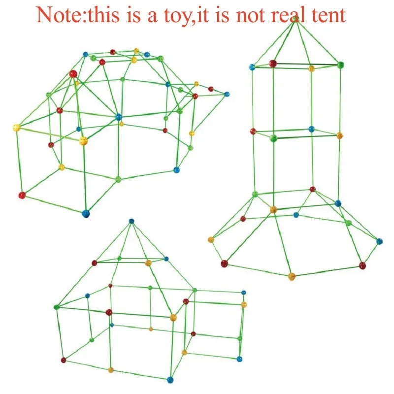 Creative Fort Building Blocks Children's Indoor Tent-2
